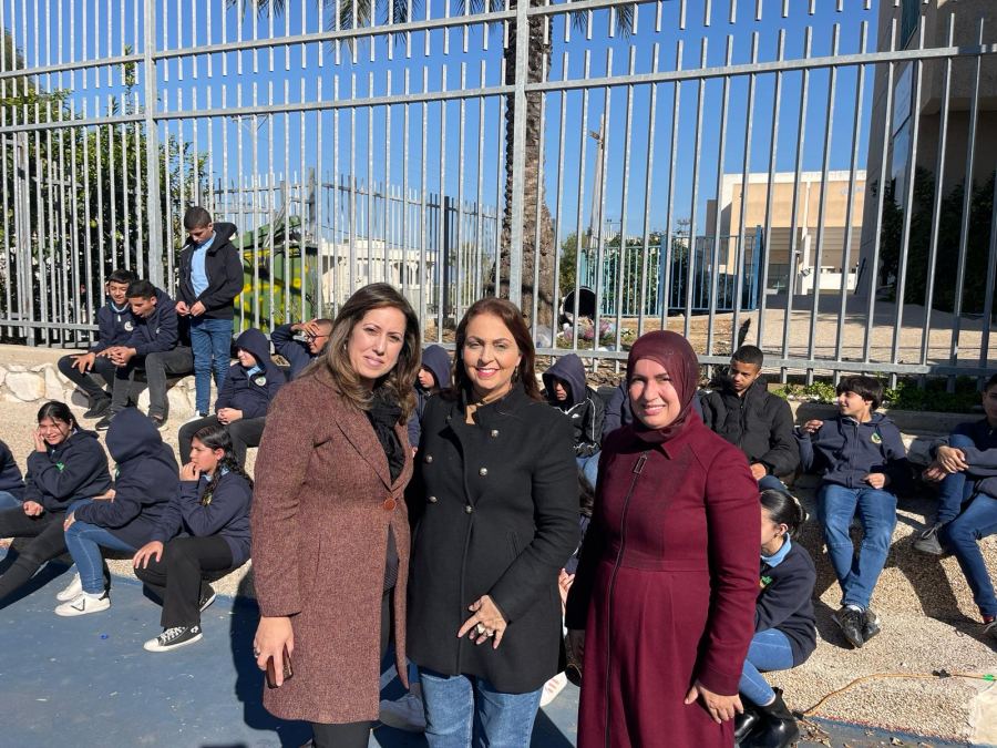 فعاليات توعوية في مجال أهمية حزام الأمان لسوابع اعدادية السلام في كفر قرع